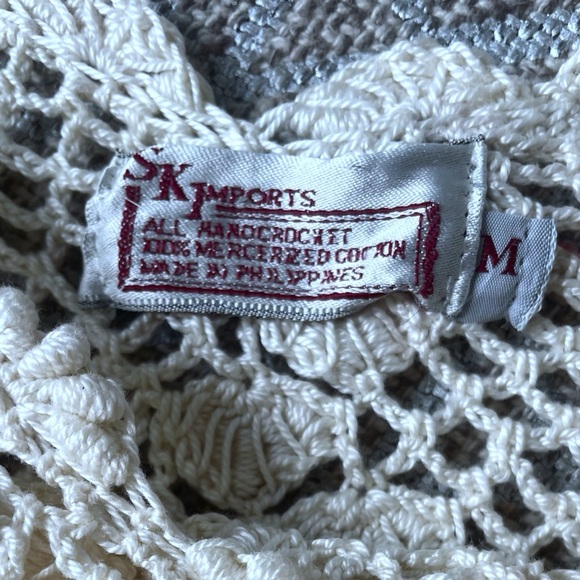 SK Imports | hand crochet skirt and top size medium - Picture 6 of 6